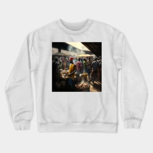 Busy Market Crewneck Sweatshirt